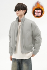 现货10w件防水大码短款棉衣夹克大码休闲外套男J5232J加棉-特P55，男装夹克，电商A001