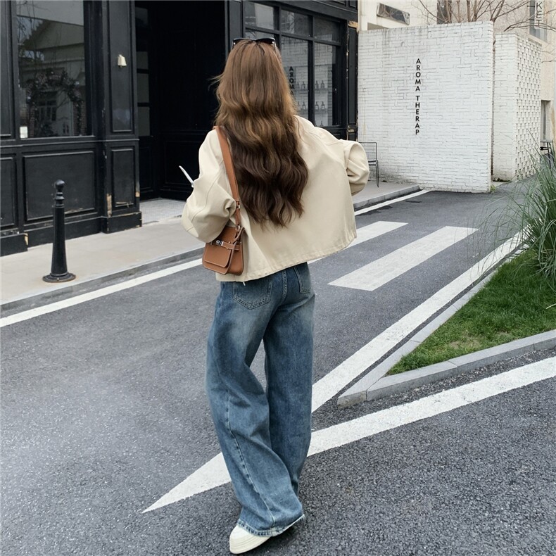 现货--卡其色休闲外套203-2609-P155-K248,女装短外套,浙宝203
