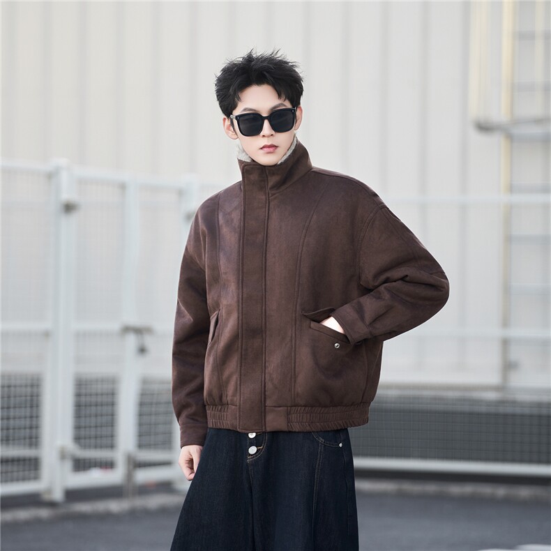 数据大货座山雕加绒麂皮绒皮衣外套男装夹克C317-J6695-P185,男装夹克,电商C317