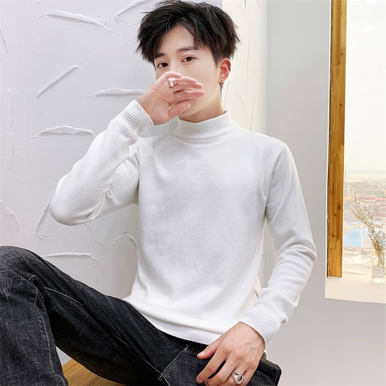 男跑量新款半高领针织衫毛衣时尚帅气1018-M001-P19-4XL-5XL-P22，男装针织衫/毛衣，星座1018