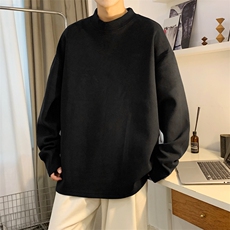 秋季徳绒卫衣半高领卫衣男潮流时尚休闲卫衣WY972-P32，男装卫衣，星座210-1