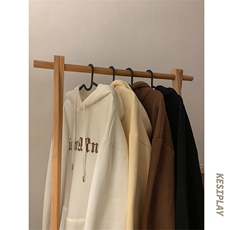 HDY1455-TP65控价88冬季重磅加绒卫衣港风男发泡印花连帽卫衣，男装卫衣，电商A102-1