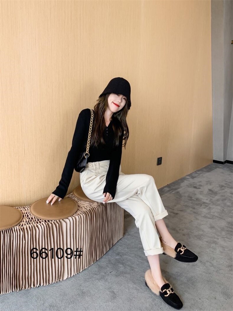 冬季新款尼料拉绒时装裤，其它，千百莲