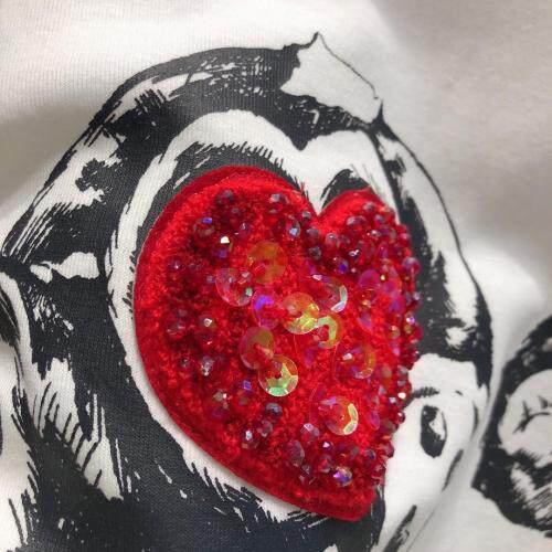 爱心字母卫衣，女装卫衣/绒衫，G55