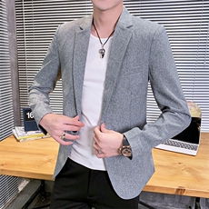 2021韩版新款小西装男士花色单西外套型男夜店西服男潮XF807-P70，男装西服，星座217-4
