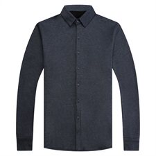 E1801钱塘2020-2秋冬高品质男士常规纯色衬衫P55主推，男装衬衫，钱塘207-2
