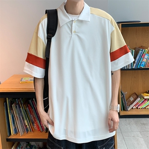 2023夏季新款短袖男潮流港风polo衫百搭半袖zdp2301-P40控58图片