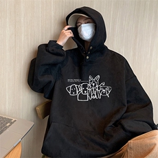 已注册抖音直播得物高品质男麂皮绒宽松连帽卫衣外套W7038P55控79，男装卫衣，电商C408(原B339-1)