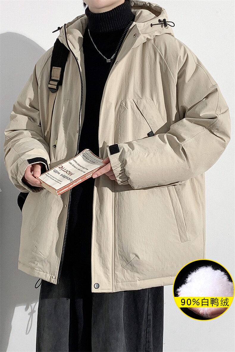 2023冬上新加绒加厚羽绒服百搭冲锋衣外套男女8317-P220控价318,男装羽绒服,电商A441-1
