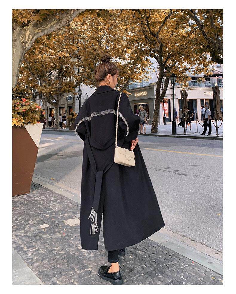 秋天风衣时尚大气，女装风衣，早颜