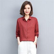 2021春季新款韩版宽松时尚休闲显瘦遮肉春装衬衣上衣，女装衬衫，依恋蒂丝