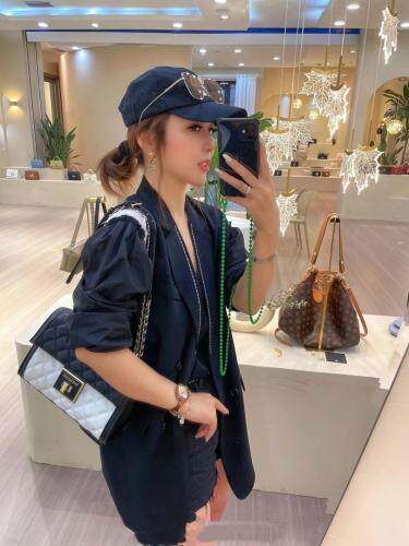 早秋款衬衣拼接西装，女装西装，DD+(4F)