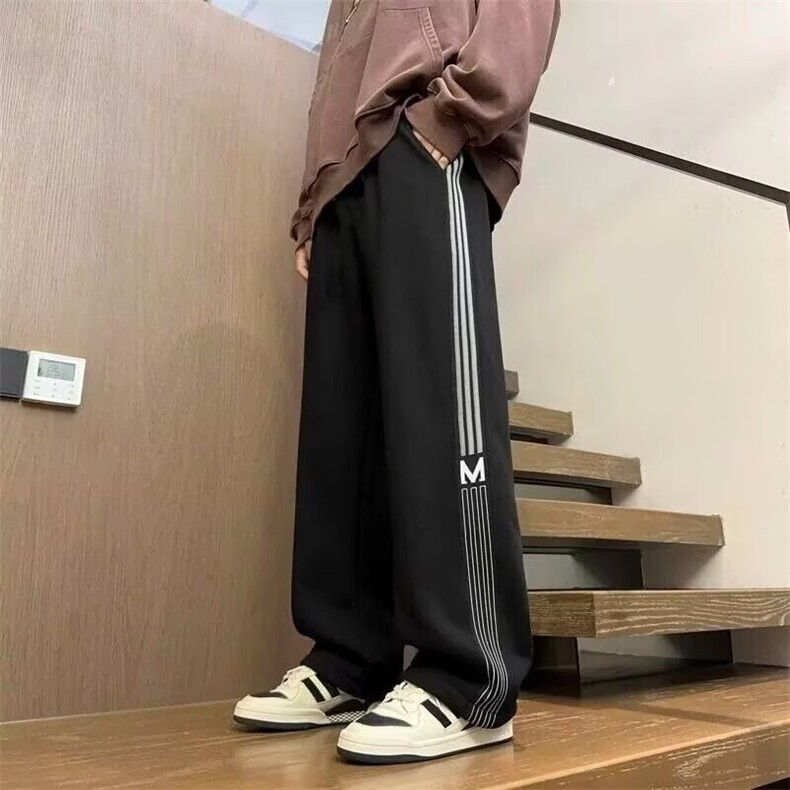 1506-1/X90171/P32冰丝裤子男秋季薄款直筒运动长裤男生潮流,女装休闲裤,星座1506-1