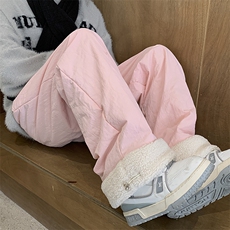 新款加绒加厚夹棉羊羔毛棉裤XZ604-K119-特P50控88，男装休闲裤，星座604