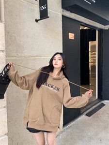 冬季新款 加绒卫衣,女装卫衣/绒衫,卡希妮(5F)