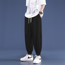 2023夏季薄款冰丝休闲裤男宽松运动裤  2011-特批32图片