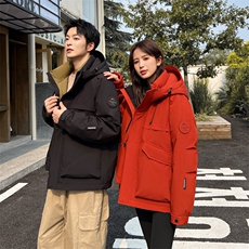 新款羽绒外套男女同款冲锋衣情侣款羽绒服控价279-613B-6806-P200，男装羽绒服，星座613B