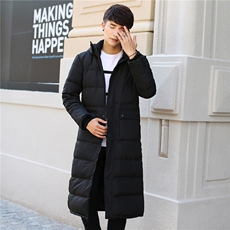 秋冬男款棉衣男冬季新款韩版长款棉服连帽棉袄加肥加大码8001P130，男装棉衣，星座802
