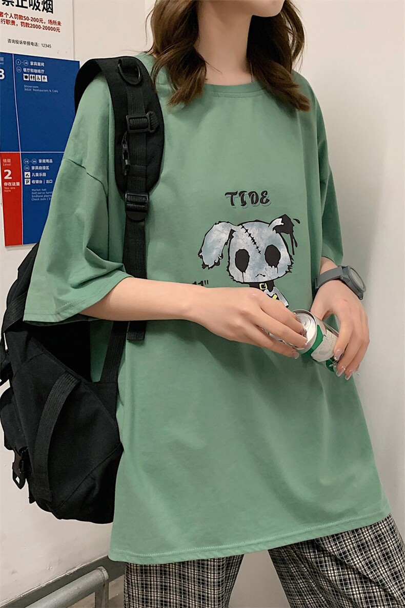 ！2021夏新款纯棉体恤潮流短袖T恤男女中性风半袖T2110特P20,男装T恤,电商B220
