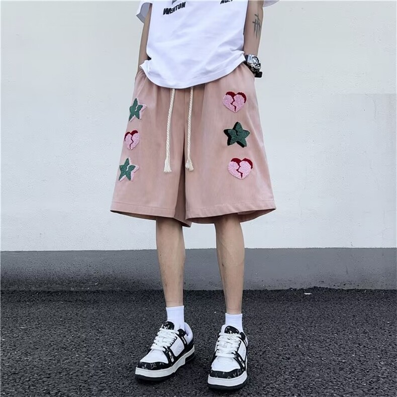 男春夏新款青少年时尚休闲裤款灯芯绒短裤P32,男装休闲裤,星座1116-2