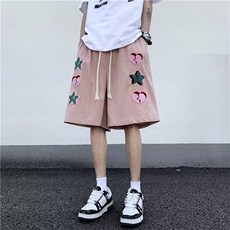 男春夏新款青少年时尚休闲裤款灯芯绒短裤P32，男装休闲裤，星座1116-2
