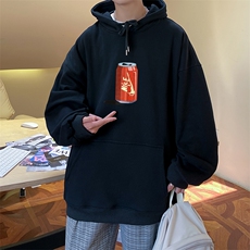 秋冬季连帽卫衣可乐印花情侣六色大码外套A071-W558-P45，男装卫衣，电商A071