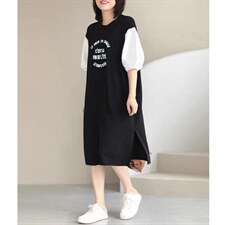 韩版休闲连衣裙，女装连衣裙，依多坊