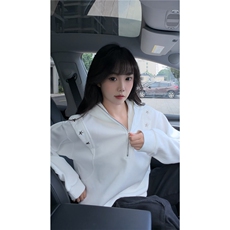 秋冬新款原创设计星星铆钉拉链连帽卫衣常规p75加绒p85，男装卫衣，电商B319