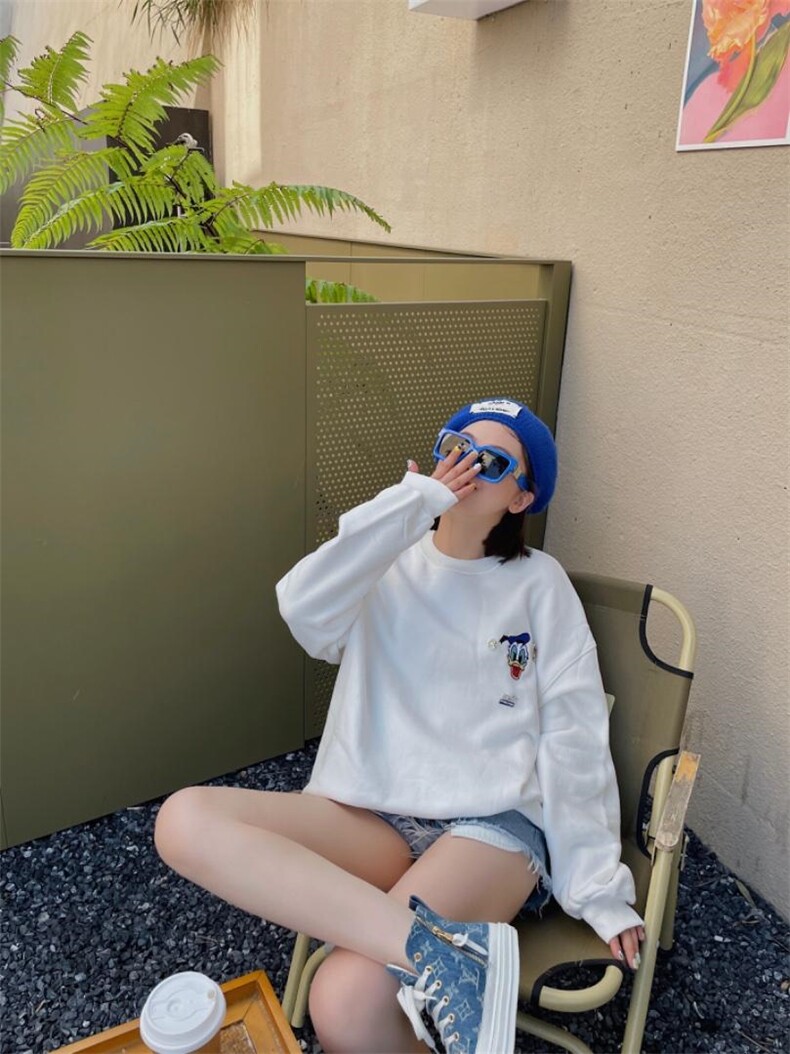 2021/加绒卫衣/NEW，女装卫衣/绒衫，潘朵拉