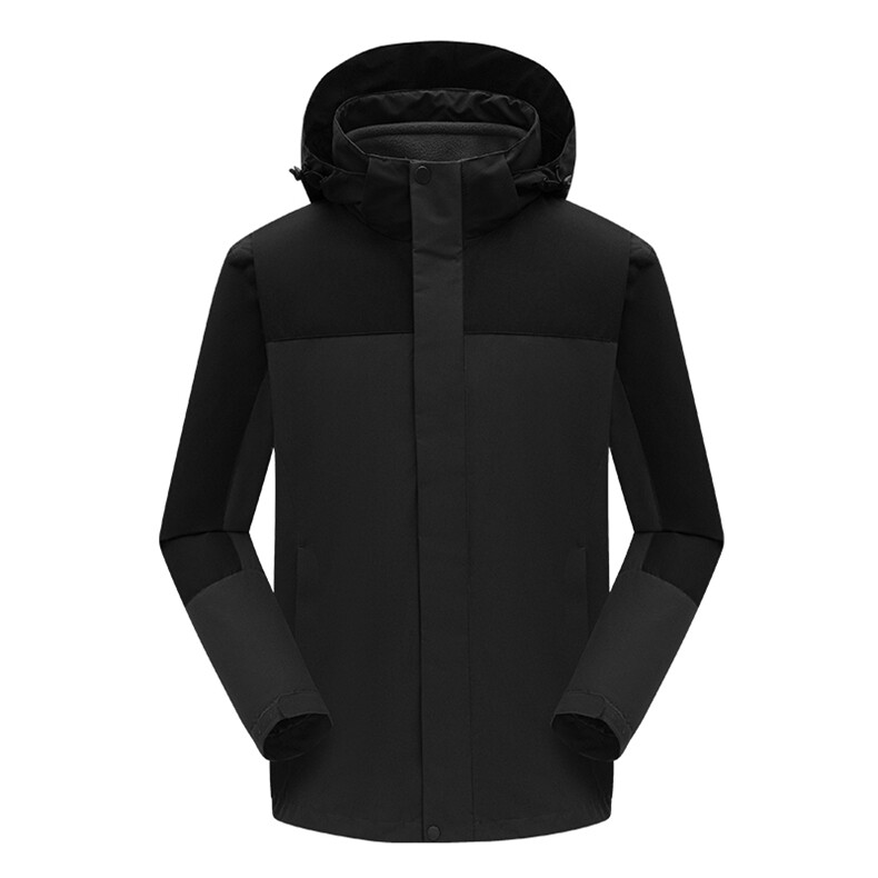 春秋户外冲锋衣男可拆卸两件套三合一加厚休闲外套防水冬季登山服,男装夹克,电商B212（原钱塘6029）