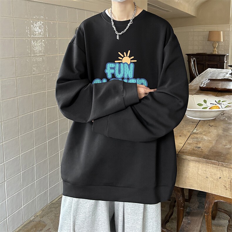 控38简约帅气百搭长袖t恤男大码卫衣T4377-P25,男装卫衣,电商A040