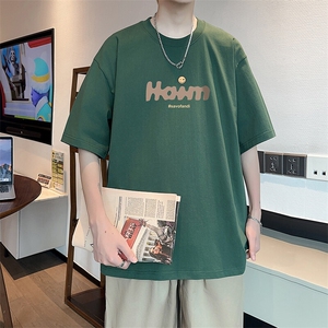 特批新款纯棉印花短袖t恤男夏季青少年初中高生帅气半袖TX521-P20图片