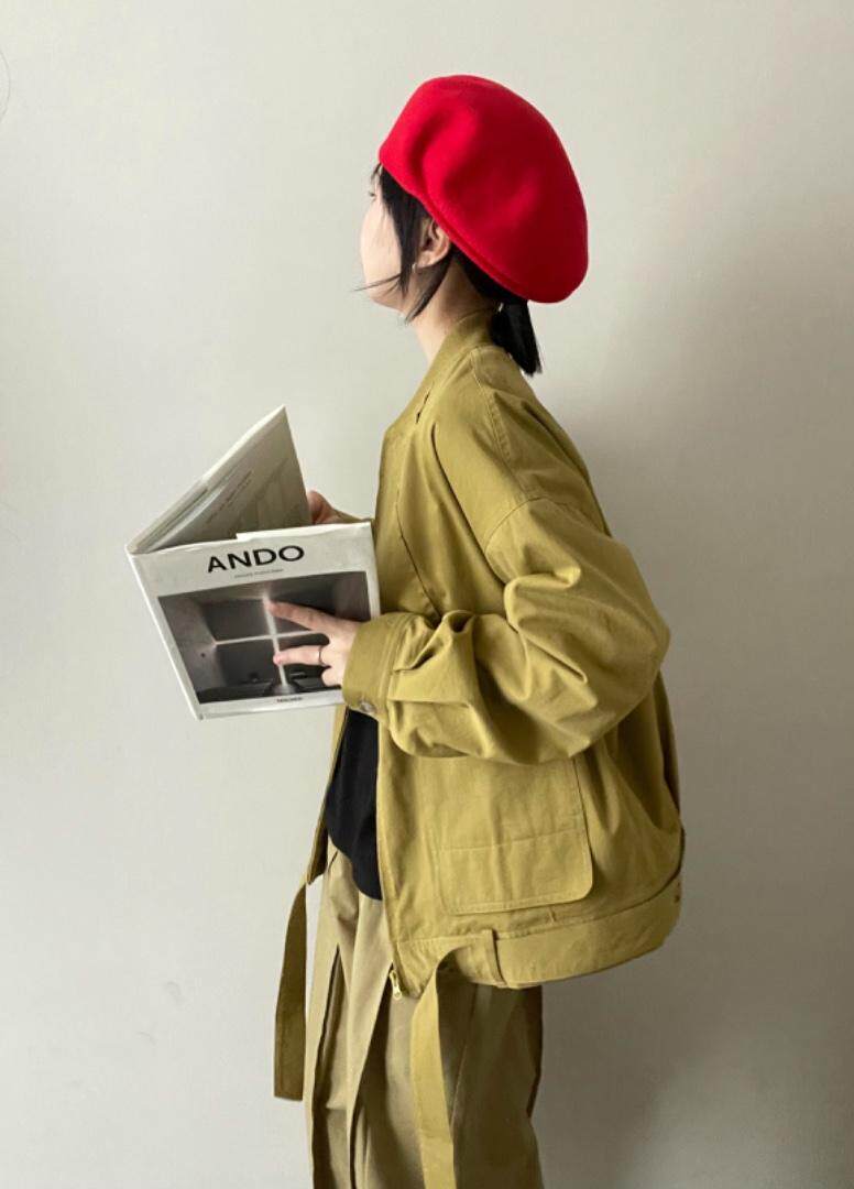 柠檬黄棒球外套，其它，HZH