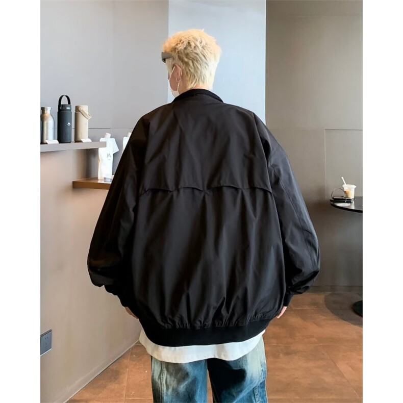 秋季外穿复古工装棒球服夹克男装立领高级美式飞行员外套8506/P65,男装夹克,星座506
