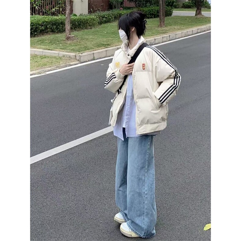 女风三杠宽松百搭免疫ZM0122-P95,男装棉衣,星座313A(原308A-2)