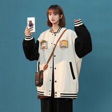 中性风春秋季情侣棒球服男女休闲夹克女时尚外套男BQF299-P50,男装夹克,电商B371