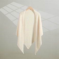 2025年时尚百搭通勤简约休闲三角披肩，披肩，阿娇羊绒
