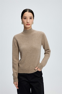 新款春秋针织衫女宽松高纯色套头上衣图片