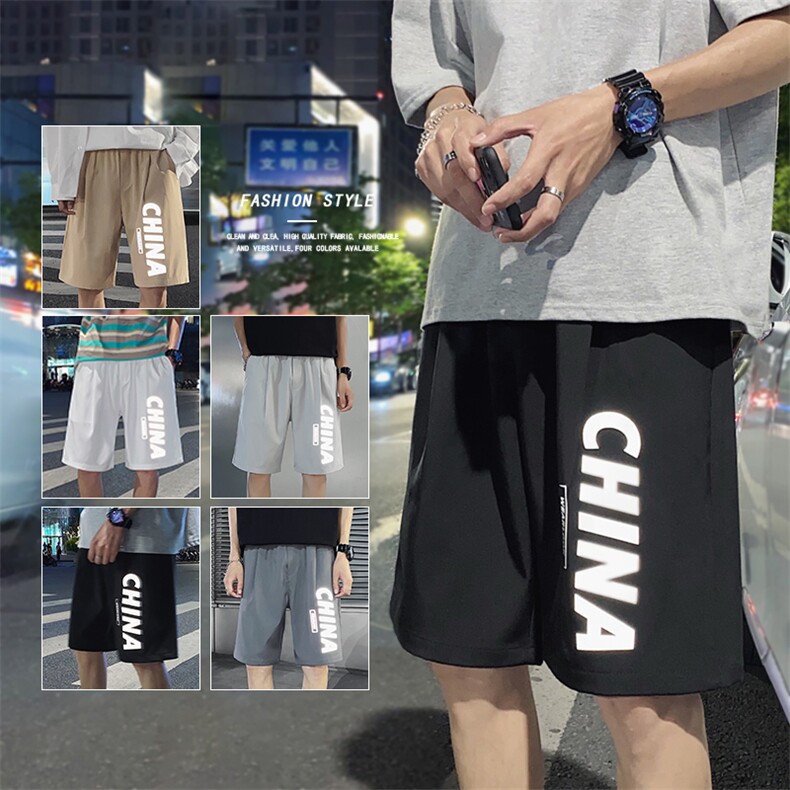 百搭短裤男士夏季2023新款潮牌五分裤运动休闲裤DK519特批25图片
