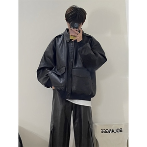 网图现货 加厚加棉皮衣 飞行员外套 1209-1-JK19-P90主推可谈图片
