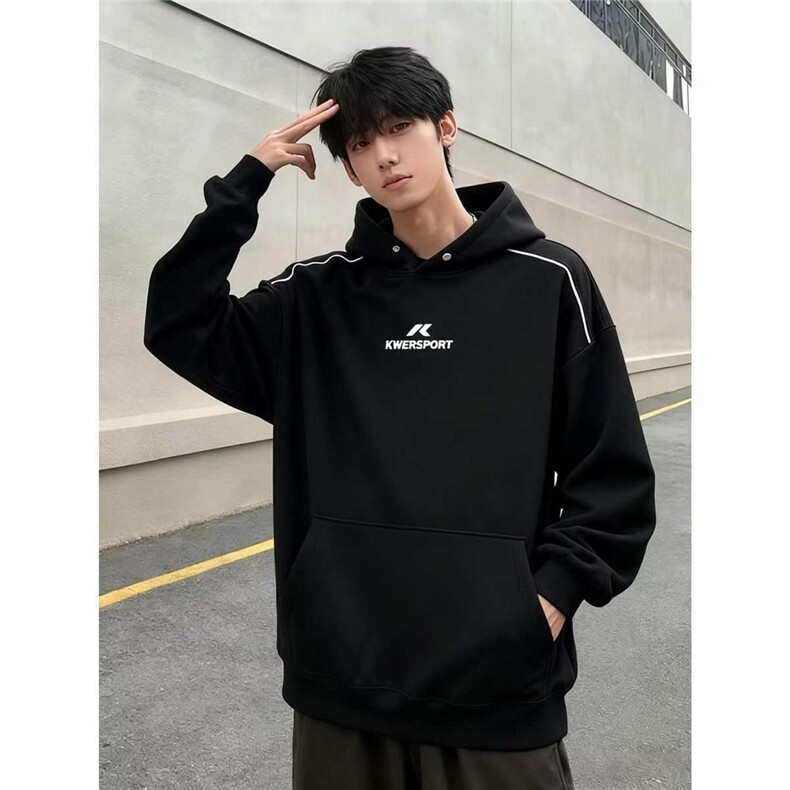 JY586-P51美式高街纽扣设计连帽卫衣男秋冬加绒网图,男装卫衣,星座1501-3