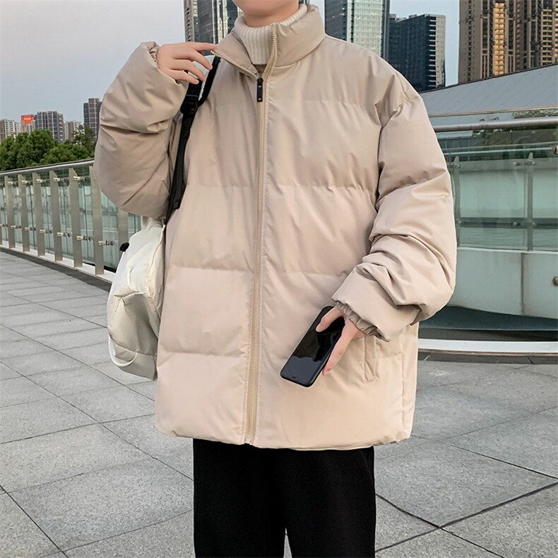 丹天羽绒服男士秋冬季新款宽松休闲立领棉衣外套A068-DNM08-TP75,男装羽绒服,电商A068