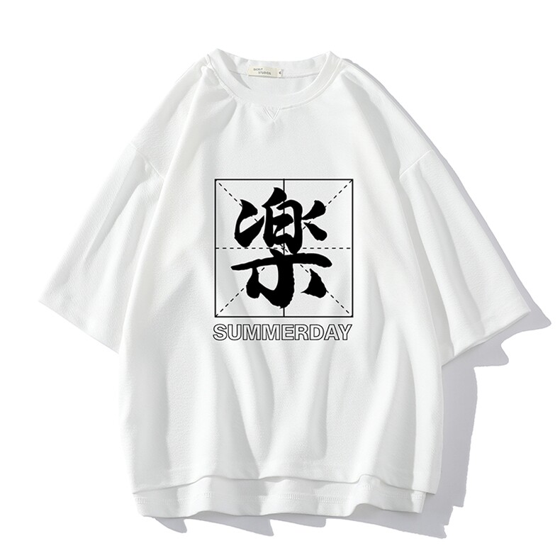 Q11197-P30春夏季七分袖t恤男大码五分袖男短袖中袖,男装T恤,电商A040
