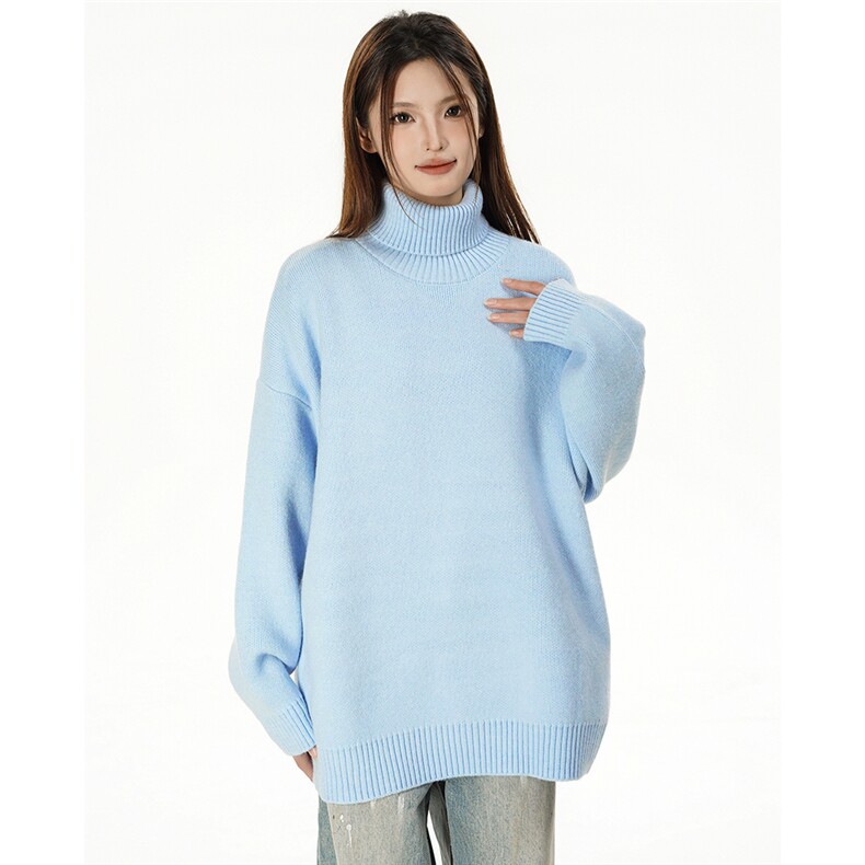 特批光板得物\唯品\抖音二开高品质多巴胺高领毛衣M900P38,男装针织衫/毛衣,电商A247B