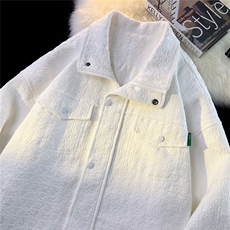 1小香风美式牛仔夹克男大码M-5XL百搭工装外套男JK8740P125控168，男装夹克，星座226-2