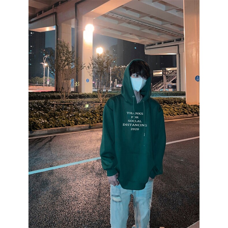 英文诗歌印花LOGO男女情侣潮牌连帽卫衣,男装卫衣,星座310A-4