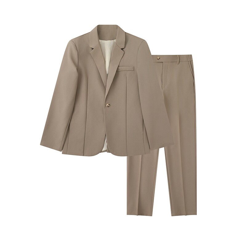 2025新款秋休闲显瘦学院风小西服套装TZ02，男装西服套装，星座1108