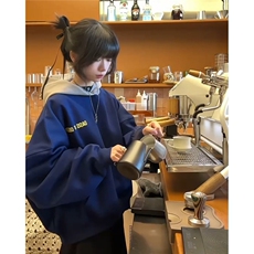2025春季短款百搭帽子印花潮牌连帽卫衣D328-WW01-P58，男装卫衣，电商D328