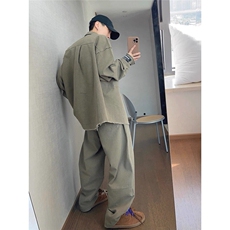 流苏牛仔外套男春秋潮牌宽松高街痞帅设计感工装夹克GAA46P73，男装工装外套，星座1013-5