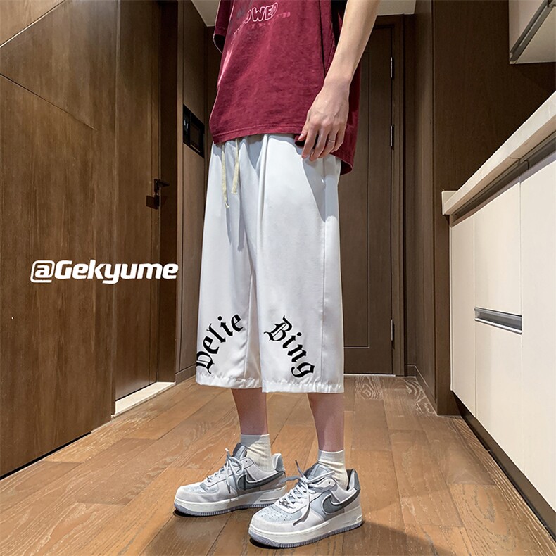 冰丝七分裤男大码速干短裤男五分裤QK72272-P25,男装休闲裤,电商A040